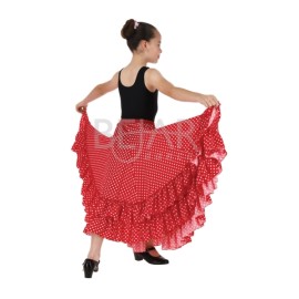 Falda Flamenco Lunares 2 holanes - Niña